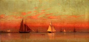 弗朗西斯 奧古斯塔斯 蓆爾瓦 Evening in Gloucester Harbor 弗朗西斯 奧古斯塔斯 蓆爾瓦 Evening in Gloucester Harbor